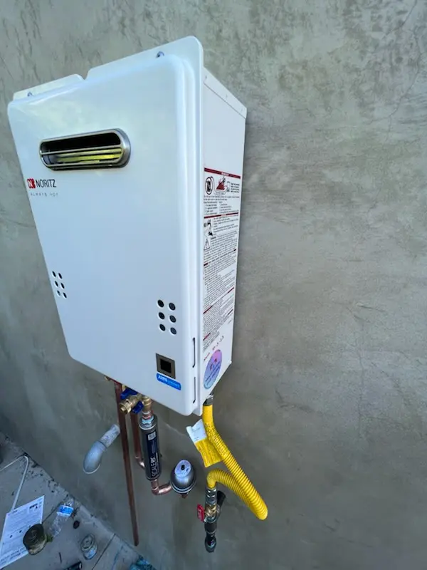 Tankless water heater installation for Alvarado Historic District homes